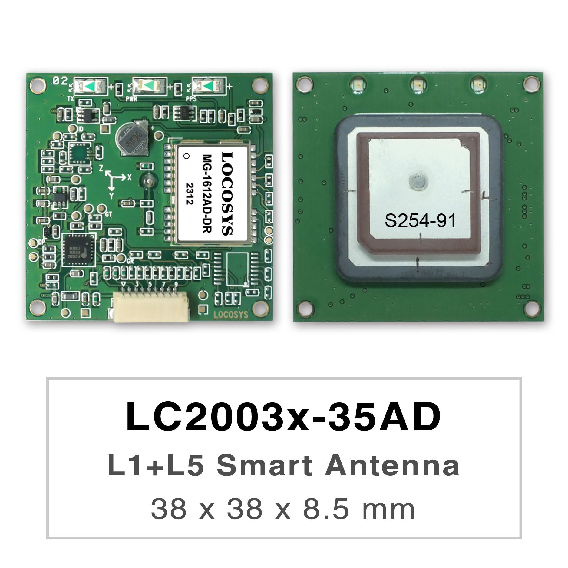Sub meter Smart Antenna